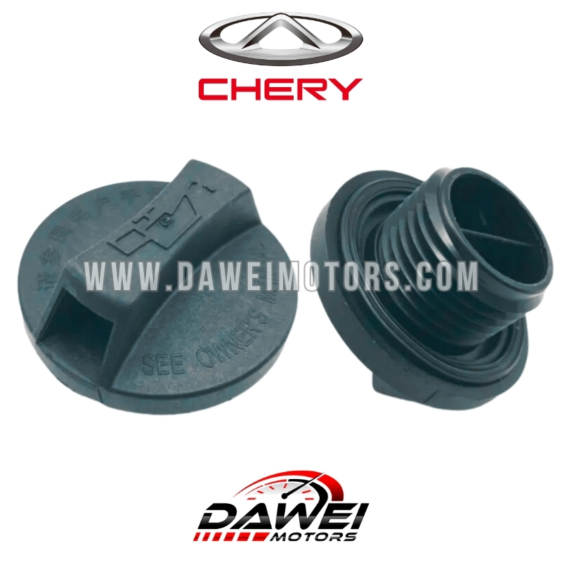 Tapa de aceite de motor (larga, negra) Chery X1