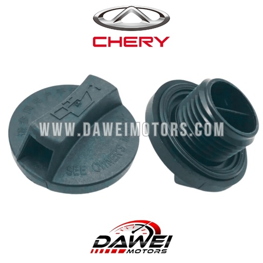 [473F-1003050] Tapa de aceite de motor (larga, negra) Chery X1